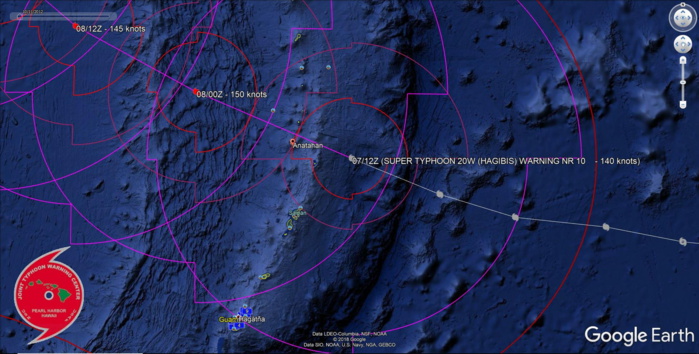 FORECAST TRACK TO THE NORTH OF THE MARIANAS VERY CLOSE TO ANATAHAN FORECAST TRACK TO THE NORTH OF THE MARIANAS VERY CLOSE TO ANATAHAN