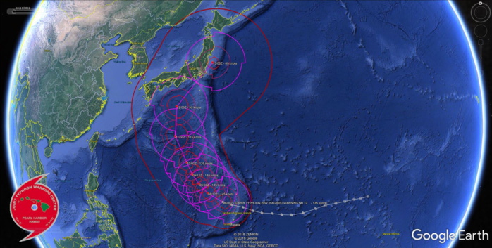 Super Typhoon Hagibis : eyewall replacement cycle