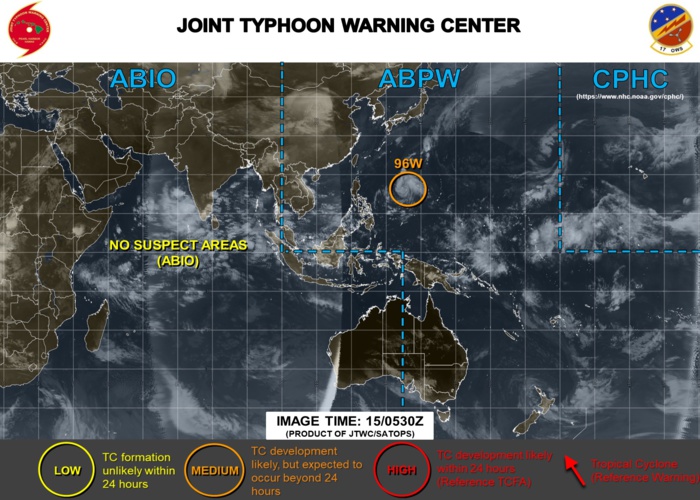 Invest 96W: forecast to track toward Luzon with slow development Invest 96W: forecast to track toward Luzon with slow development