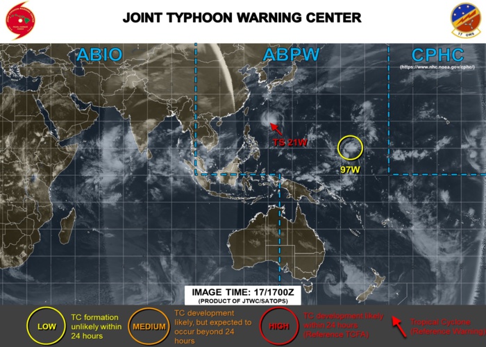 TS Negorui(21W): update and Invest 97W: update TS Negorui(21W): update and Invest 97W: update