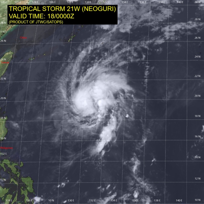 21W: 18/00UTC 21W: 18/00UTC