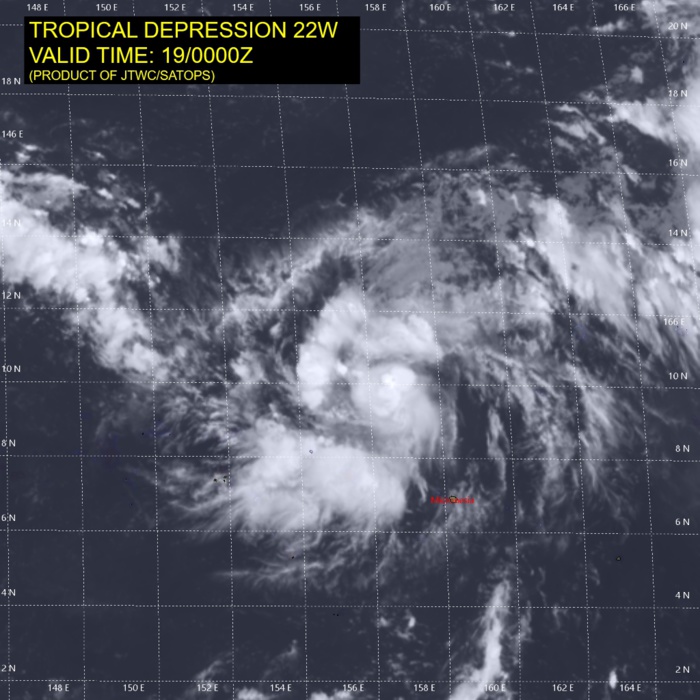 22W: 19/00UTC 22W: 19/00UTC