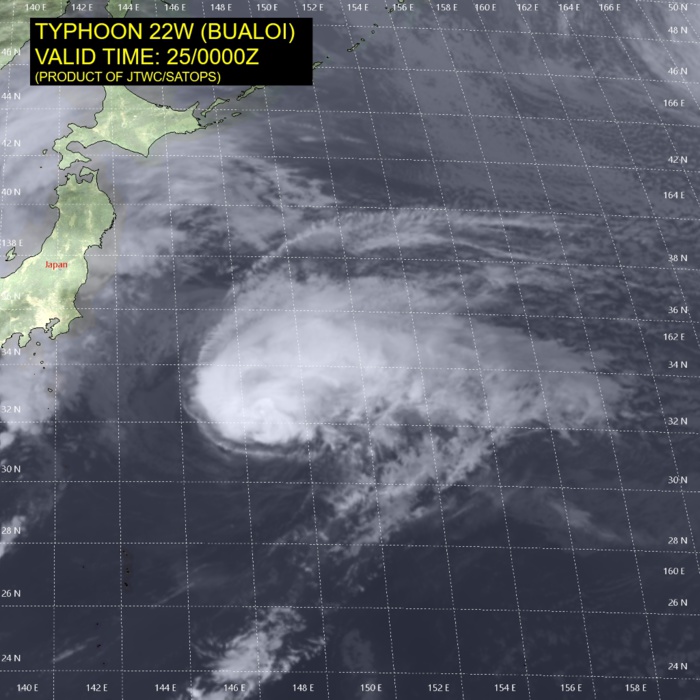 22W: 25/00UTC 22W: 25/00UTC