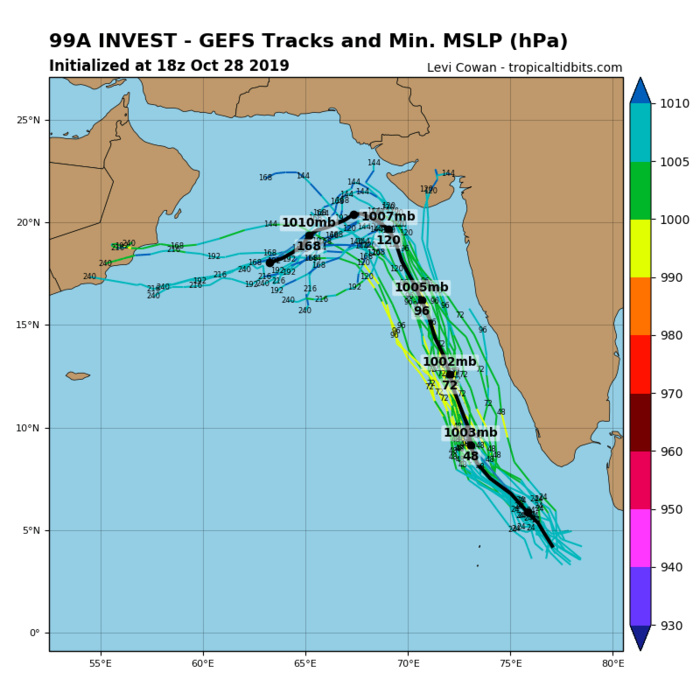 Invest 98W Tropical Cyclone Formation Alert. Invest 99B upgraded to