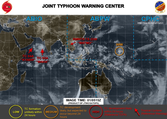 INVEST 99W: NOW MEDIUM