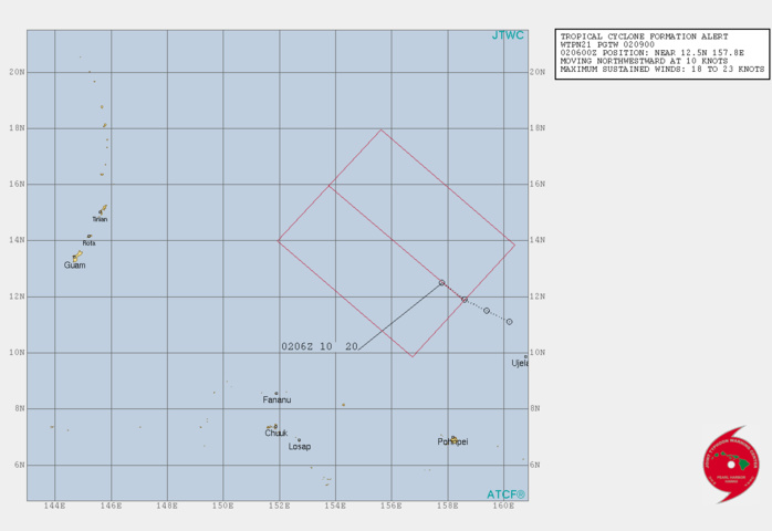 INVEST 99W: TCFA