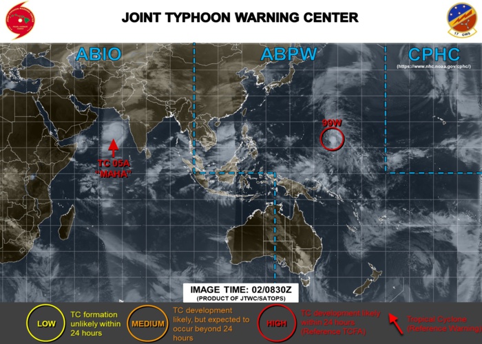 INVEST 99W NOW HIGH