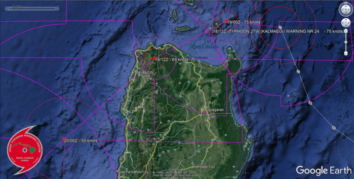Typhoon Kalmaegi is approaching Northern Luzon