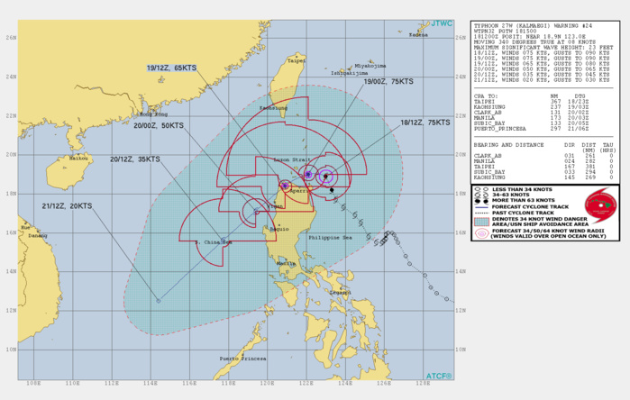 Typhoon Kalmaegi is approaching Northern Luzon