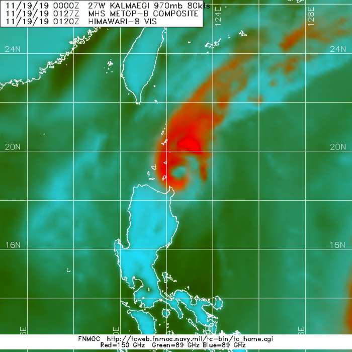 TY 27W: 19/0127UTC TY 27W: 19/0127UTC