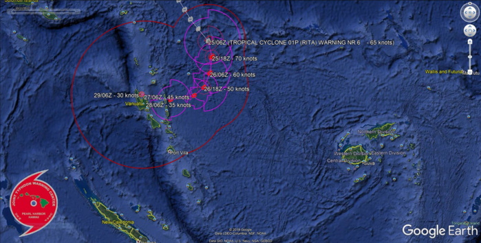 TC 01P: PEAK INTENSITY OF 70KTS FORECAST WITHIN 12H TC 01P: PEAK INTENSITY OF 70KTS FORECAST WITHIN 12H