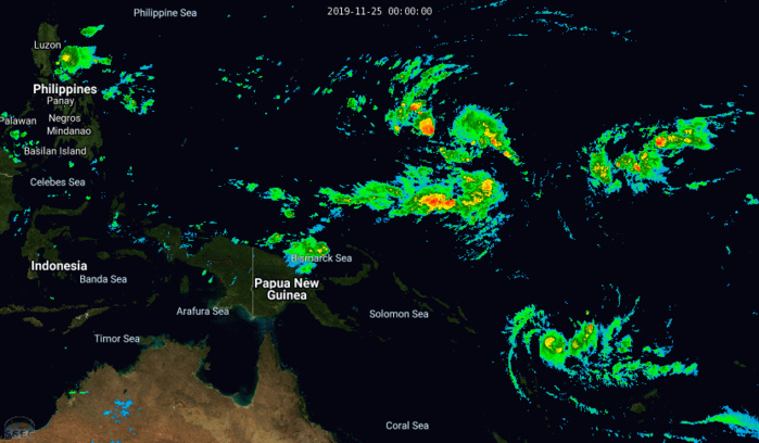 TC Rita(01P) category 1 and Invest 94W: update at 25/06UTC