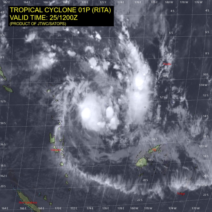 TC 01P: 25/12UTC TC 01P: 25/12UTC
