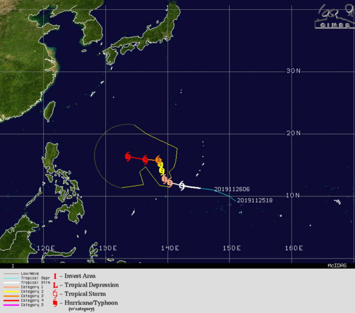 Kammuri(29W) set to be a Typhoon within 12/18h. TC Rita(01P): Final Warning