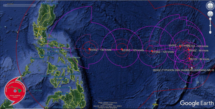 FORECAST TO BE A SUPER TYPHOON IN 5 DAYS