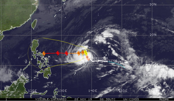 Typhoon Kammuri(29W): update at 28/09UTC
