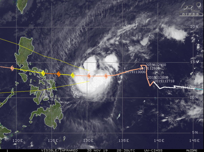 Kammuri(29W) still forecast to intensify markedly next 48h, approaching Central Philippines Kammuri(29W) still forecast to intensify markedly next 48h, approaching Central Philippines