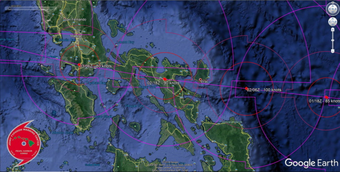 Kammuri(29W) is developing an eye while intensifying. Could be near Virac in apprx 36h Kammuri(29W) is developing an eye while intensifying. Could be near Virac in apprx 36h