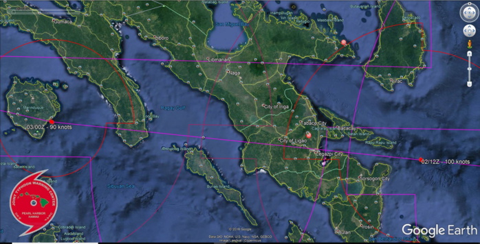 Dangerous Typhoon Kammuri should track very close to Legazpi/Virac in apprx 12/18hours