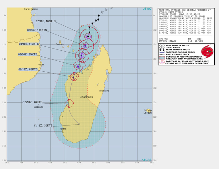 TC 02S(BELNA) cat 3 and intensifying. Invest 92B: TCFA.  TC 03S(AMBALI) & INVEST 94P: updates