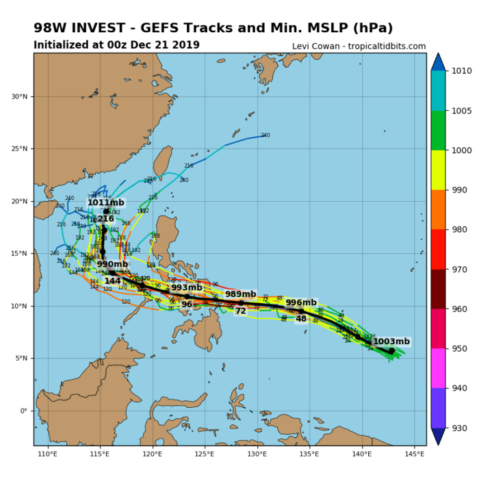 Invest 98W: Tropical Cyclone Formation Alert