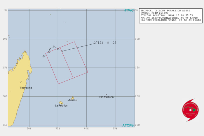 South Indian: Invest 96S: Tropical Cyclone Formation Alert