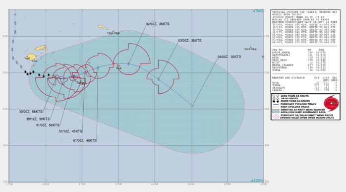 05S(CALVINIA) intensifying close to Mauritius/ 04P(SARAI): slowly weakening west of Tonga 05S(CALVINIA) intensifying close to Mauritius/ 04P(SARAI): slowly weakening west of Tonga