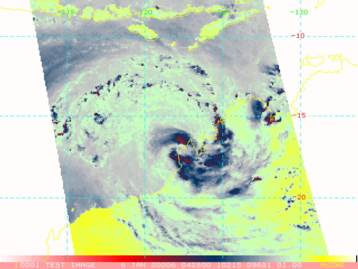 TC 06S(BLAKE) intensifying North-West of Broome(WA)