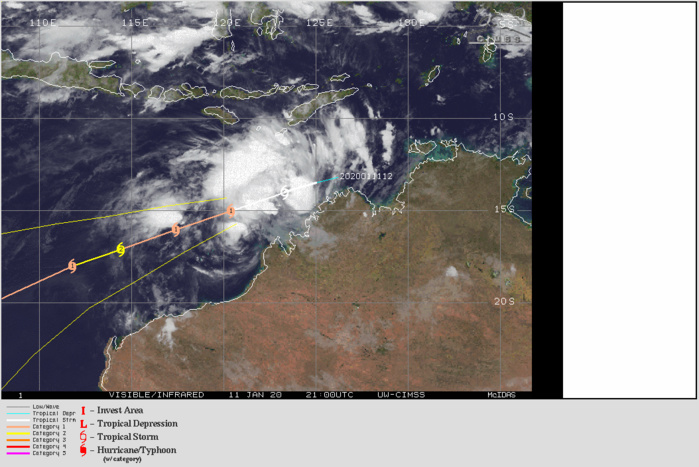 Intensifying TC 07S(CLAUDIA) forecast to reach category 2 US in 36h 