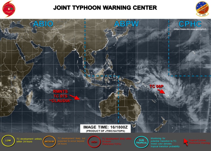 93P now TC 08P(TINO), gradually intensifying and rapidly approaching Fiji