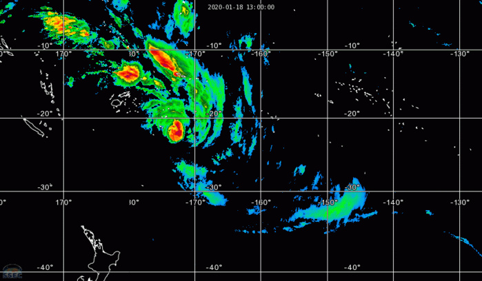 TC 08P(TINO) is forecast to begin extratropical transition in 12hours