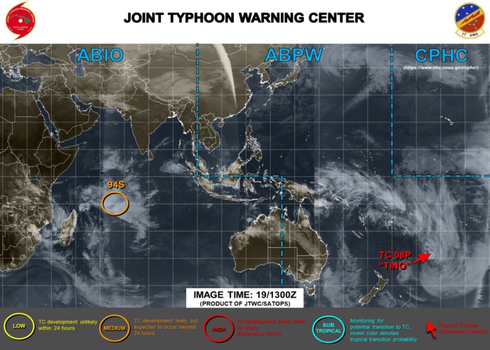 South Indian: Invest 94S: development potential: Medium for the next 24h South Indian: Invest 94S: development potential: Medium for the next 24h