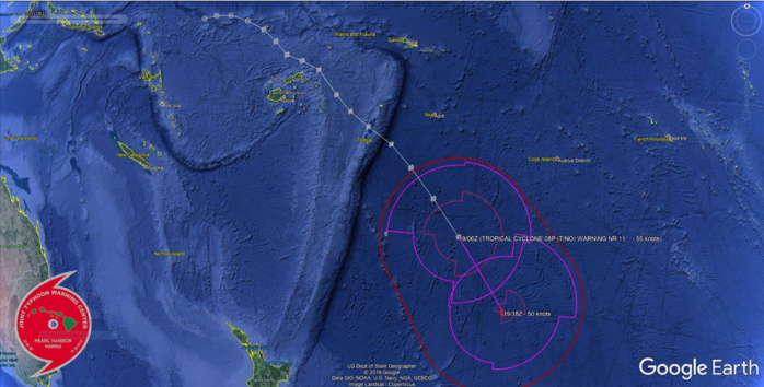 TC 08P(TINO): Final Warning, peak intensity was 70knots(CAT 1US)