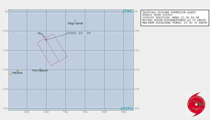 South Indian: Invest 94S: Tropical Cyclone Formation Alert