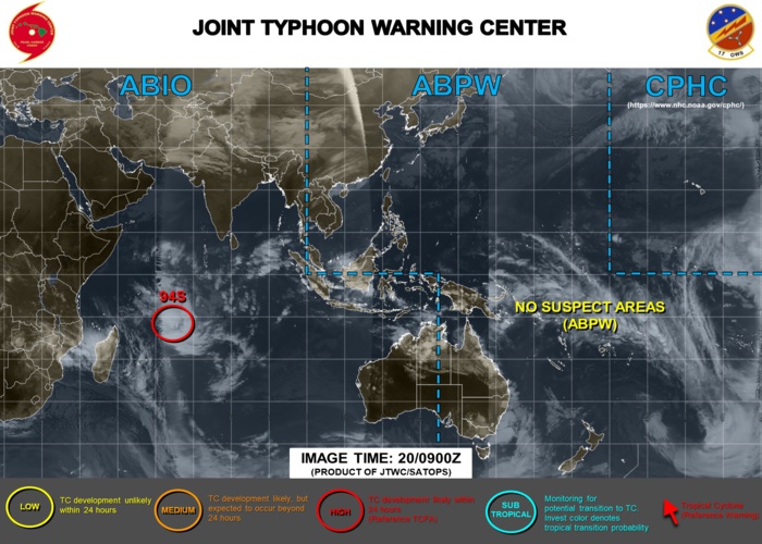 South Indian: Invest 94S: Tropical Cyclone Formation Alert
