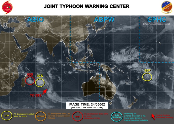 South Indian: 95S : Update at 24/06UTC