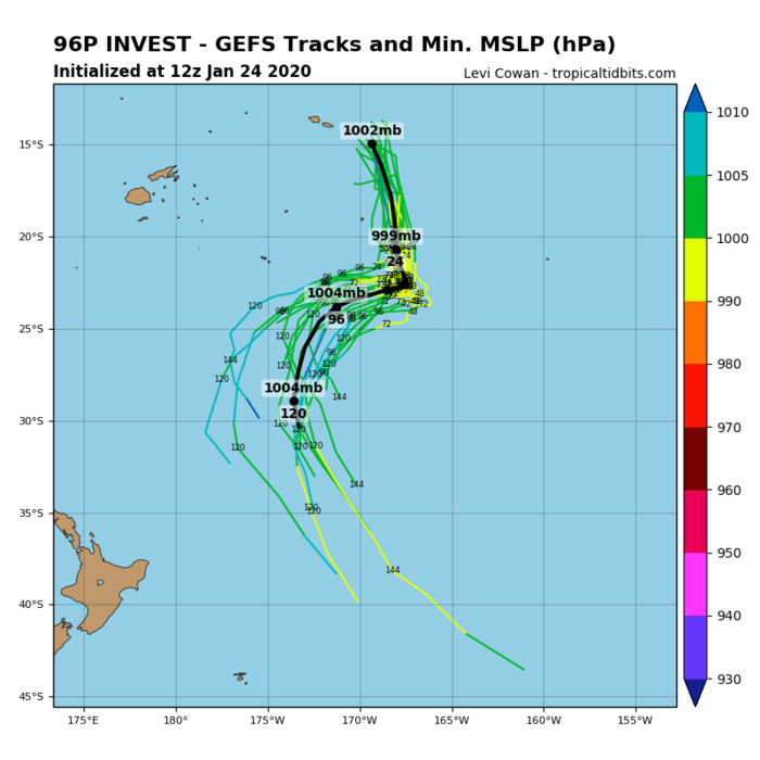 South Pacific: Invest 96P: Tropical Cyclone Formation Alert