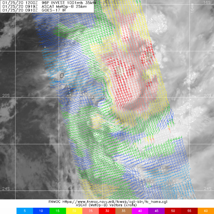 South Pacific: Invest 96P now TC 12P, South East of Niue, intensity peaking shortly 