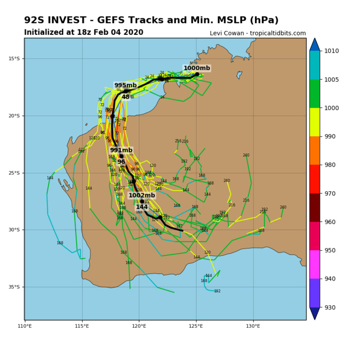 South Indian: Invest 92S: Tropical Cyclone Formation Alert