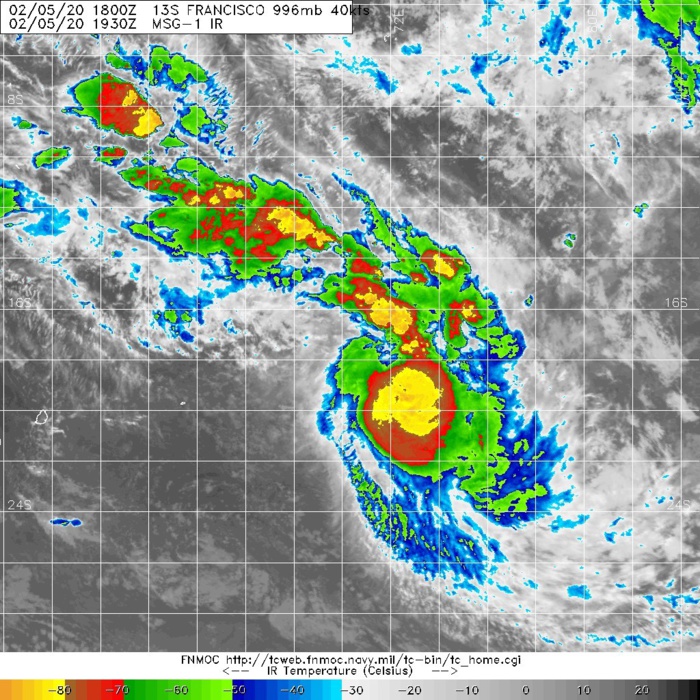 South Indian: TC 13S(FRANCISCO) and 92S update at 05/18UTC