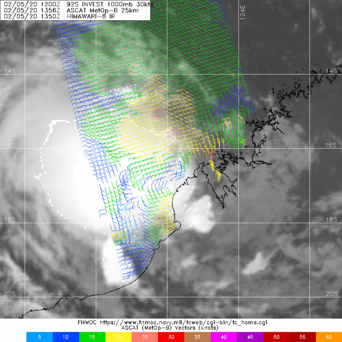 South Indian: TC 13S(FRANCISCO) and 92S update at 05/18UTC