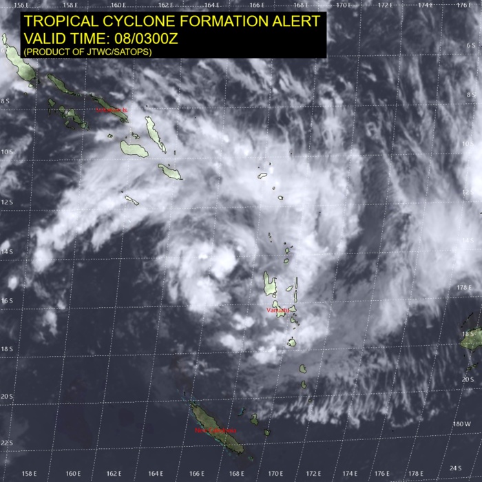 South Pacific: Invest 91P : Tropical Cyclone Formation Alert