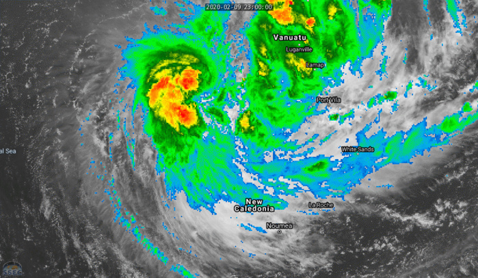 South Pacific: TC 15P(UESI) update at 10/03UTC