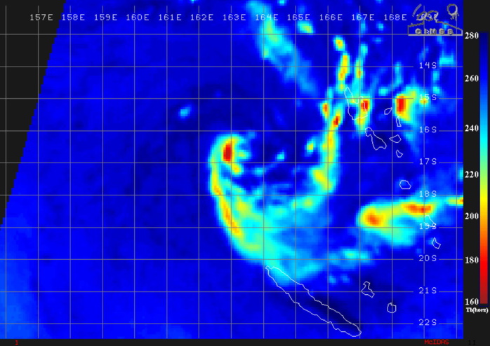 South Pacific: TC 15P(UESI) update at 10/03UTC