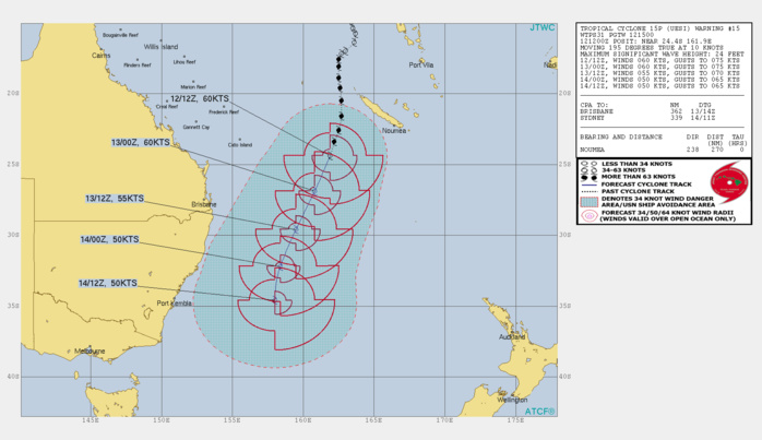 South Pacific: TC 15P(UESI) ,increasingly asymmetrical, update 12/15UTC South Pacific: TC 15P(UESI) ,increasingly asymmetrical, update 12/15UTC