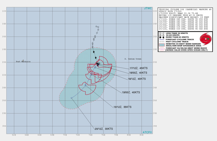 TC 16S(GABEKILE): unraveling slow-moving and Invest 93P & 96P: updates at 17/15UTC
