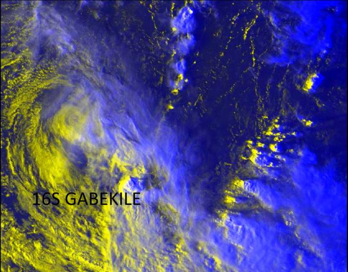 TC 16S(GABEKILE): unraveling slow-moving and Invest 93P & 96P: updates at 17/15UTC