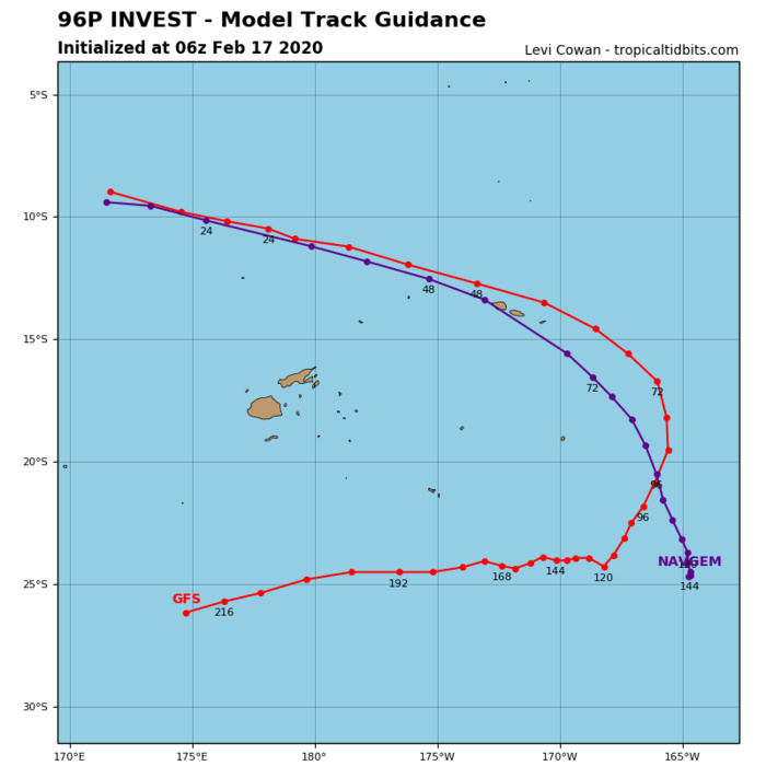 TC 16S(GABEKILE): unraveling slow-moving and Invest 93P & 96P: updates at 17/15UTC
