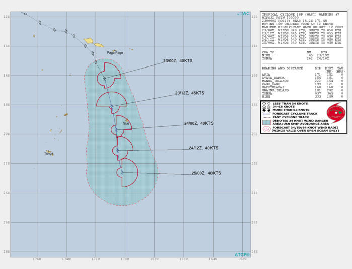 TC 18P(WASI) , Invest 99P and Invest 90S: updates at 23/06UTC