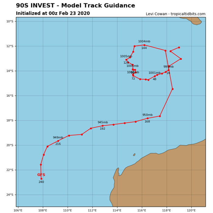 TC 18P(WASI) , Invest 99P and Invest 90S: updates at 23/06UTC